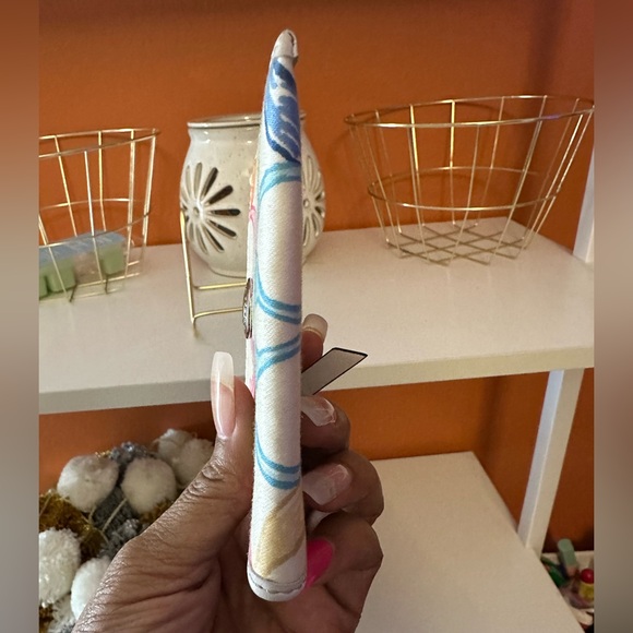 Coach Multicolor Canvas Card Holder - Picture 2 of 8